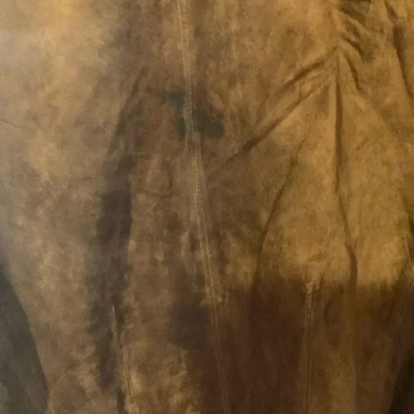 Valerie Stevens Genuine Suede Leather Jacket Size Large - Picture 4 of 4